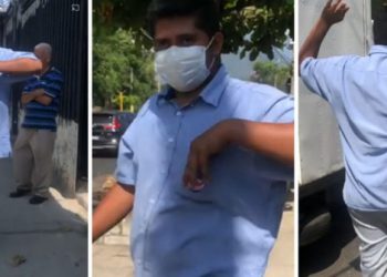 Señorita graba y denuncia a un sujeto que minutos antes la acosó en San Salvador