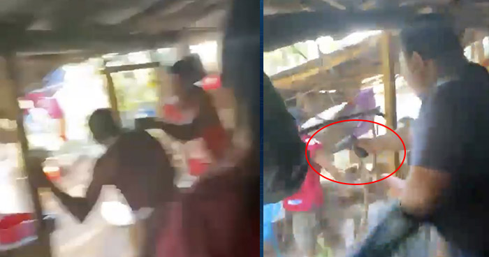 Sujeto irrumpió en una reunión y atacó con un cuchillo a su esposa en Sonsonate