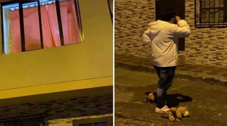 Joven lleva serenata a su novia y la encuentra con el amante