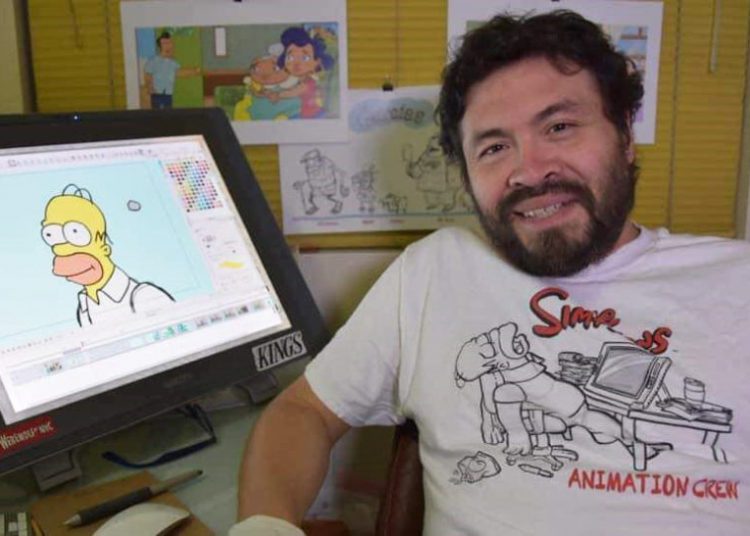 Fallece el salvadoreño Edwin Aguilar, ilustrador de la serie «Los Simpson»