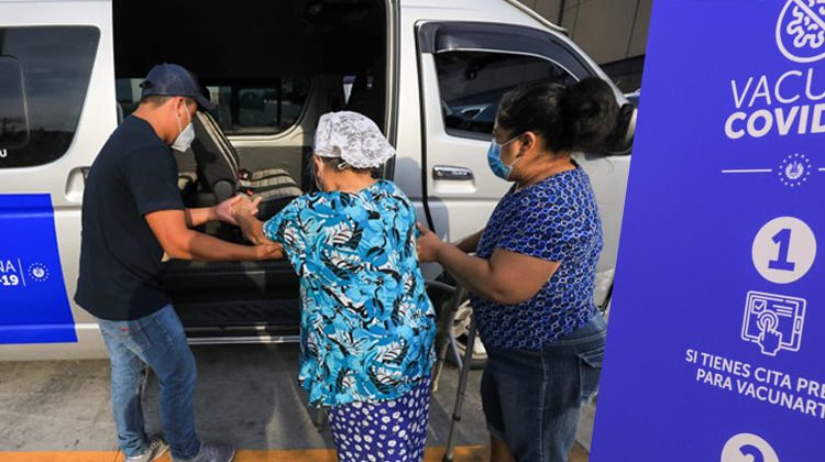 VMT habilita cinco puntos de salida hacia el Megacentro de Vacunación en San Salvador