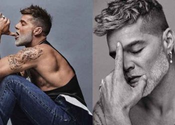 Ricky Martin posa en tacones y un corsé de acero