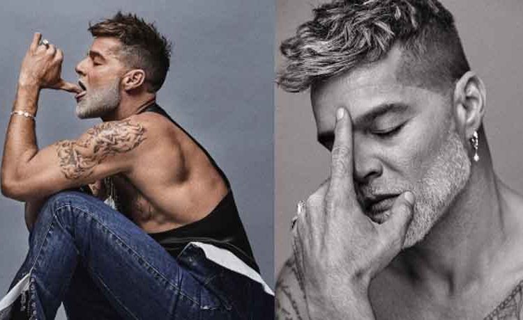 Ricky Martin posa en tacones y un corsé de acero
