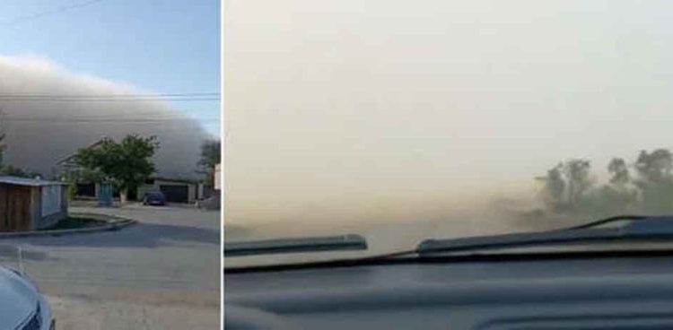 Fuerte tormenta de arena “se traga” una ciudad en el sur de Rusia en pocos minutos