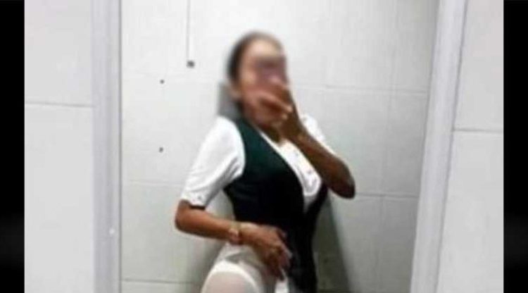 Filtran fotos íntimas de presunta enfermera