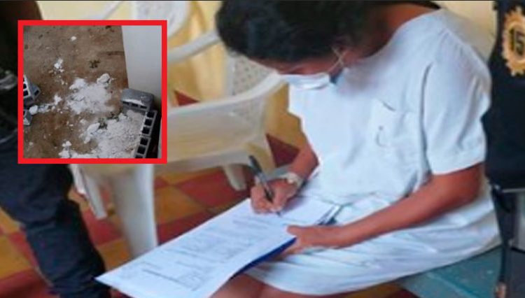 Presentan cargos en contra de una mujer que enterró vivo a su hijo