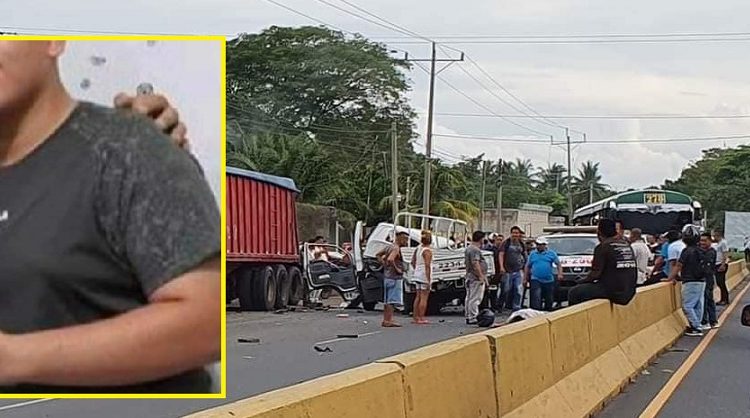 Él era Douglas, la joven víctima de aparatoso choque en carretera a Acajutla