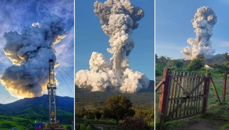 Se activa Volcán Ricón de la Vieja en Costa Rica y lanza columna de humo de 2 kilómetros de altura