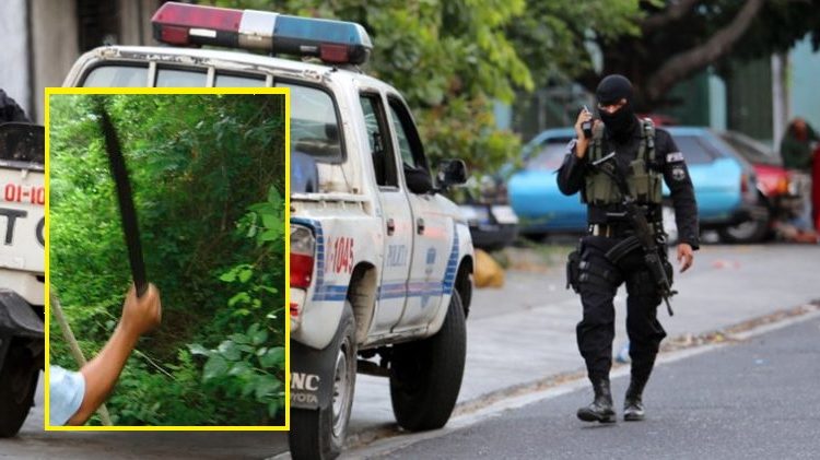 Con machete en mano, dos hombres se disputan una “pachita” de licor y terminan detenidos