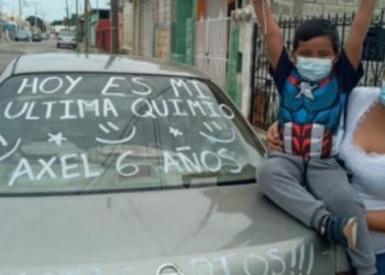 Con la ventas de tortas, padre logra pagar la última quimioterapia de su hijo de 6 años