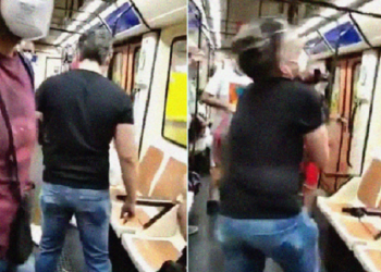 Empleado de salud pierde un ojo tras ser agredido por un sujeto al que pidió ponerse la mascarilla en el metro