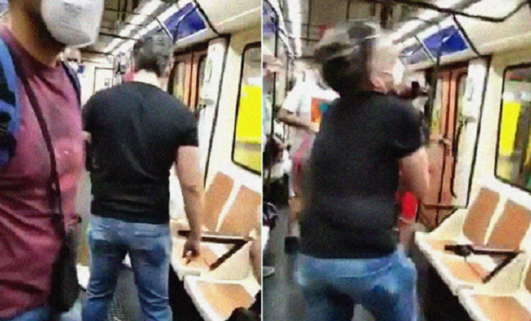 Empleado de salud pierde un ojo tras ser agredido por un sujeto al que pidió ponerse la mascarilla en el metro