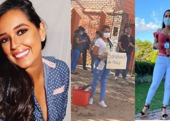Periodista de TV recibe burlas por vender sándwiches y empanadas durante sus días libres