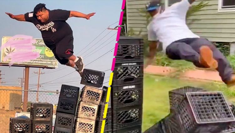 “Milk Crate Challenge”: El nuevo y peligroso reto viral que manda a muchos al hospital