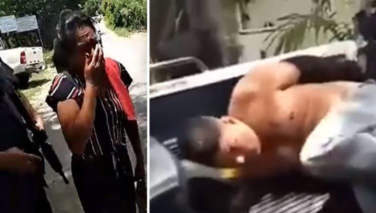 “Te quiero hijo”, le dice madre a pandillero capturado por diversos delitos en La Reina, de Chalatenango
