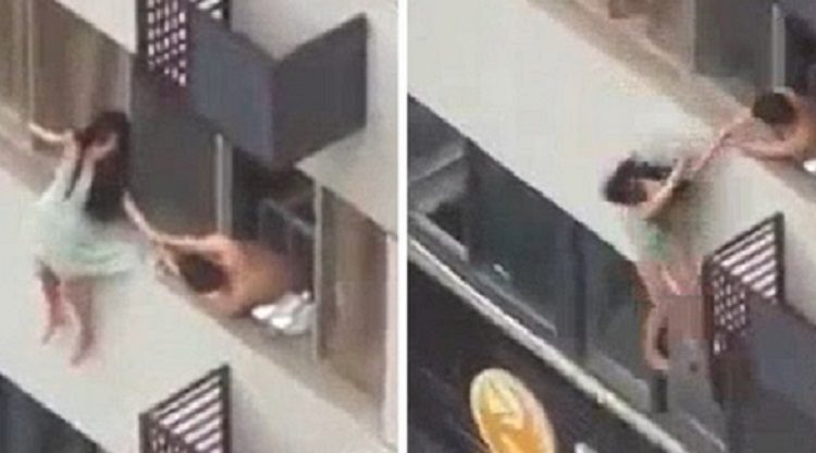 Mujer se lanza de un edificio al descubrir a su marido con la amante